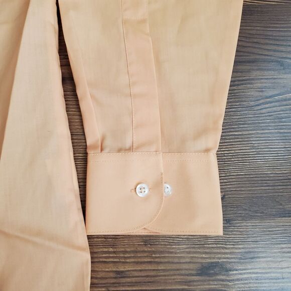 🔹️NWT Van Heusen Mango Button Wrinkle Free Long Sleeve Shirt Medium - Picture 8 of 12